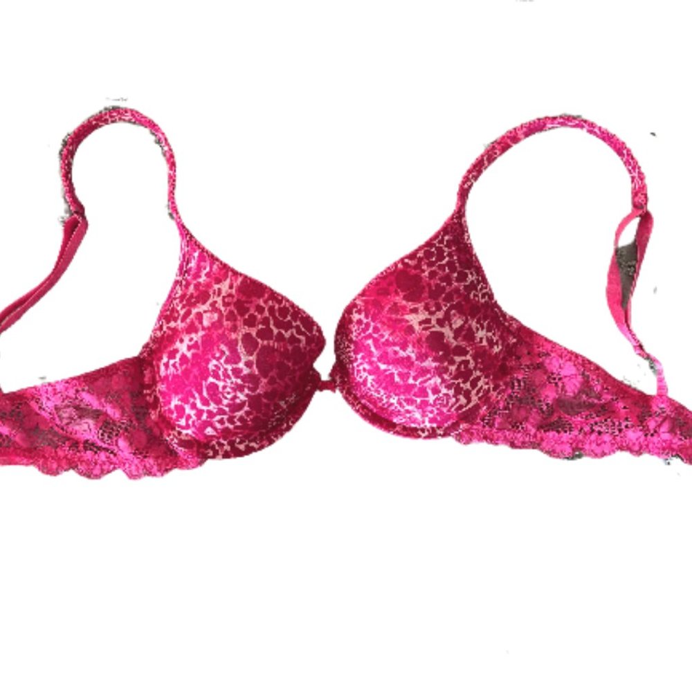 Victoria's Secret Pink Leopard Push-Up Bra 34C